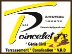 POINCELET TP: Genie civil Terrassement Canalisations Sisteron Gap 05 04